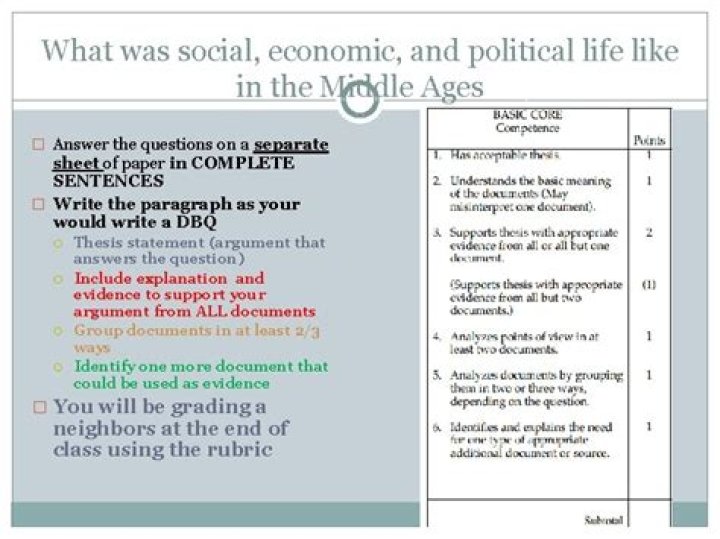 What was social economic and political life like in the Middle Ages?