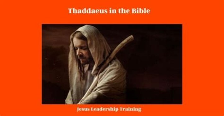 What was Thaddeus other name in the Bible?