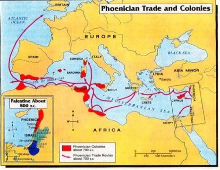 What was the basis of the Phoenician economy?