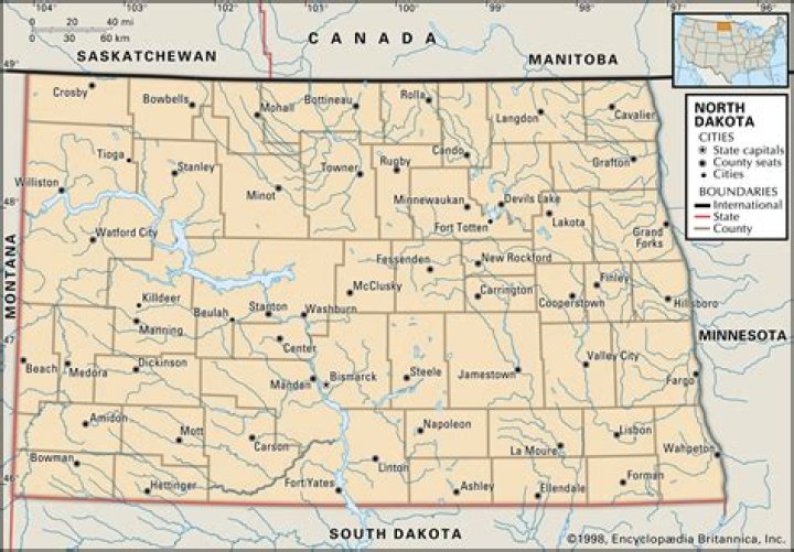 What was the capital of North Dakota before Bismarck?