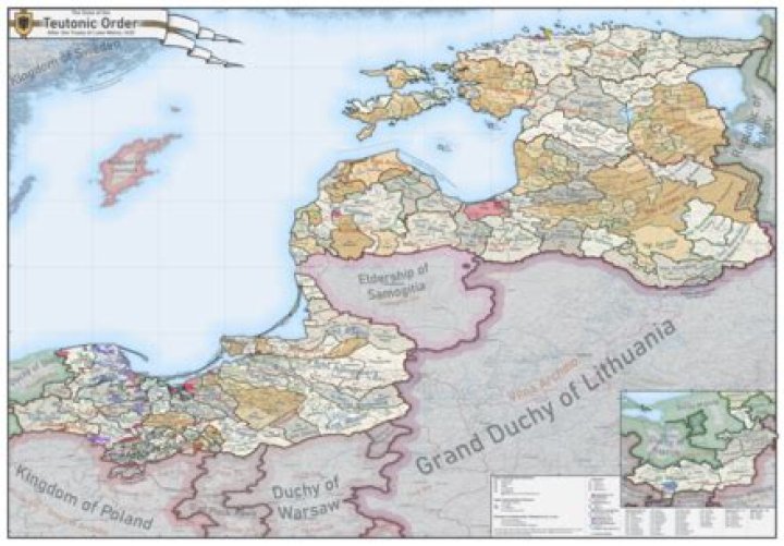 What was the capital of the Livonian Order?