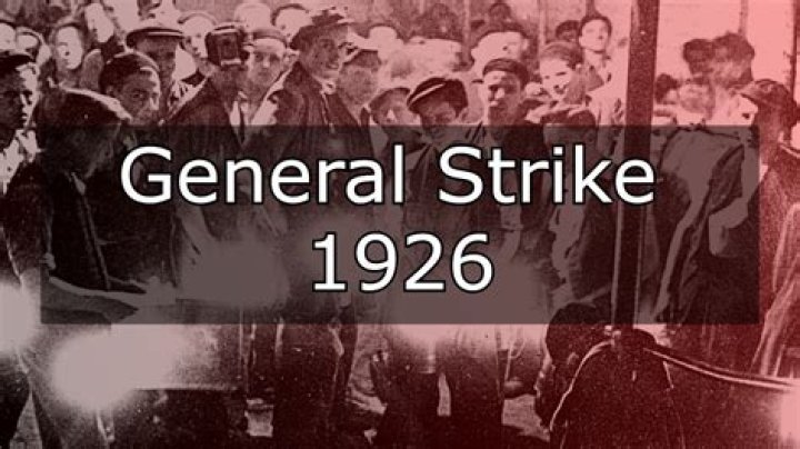 What was the main cause of the General Strike in 1926?