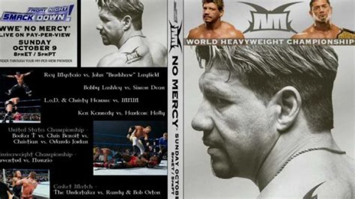 What was the main event of No Mercy 2005?