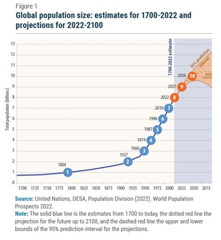 What was the main reason for population growth in the colonies?
