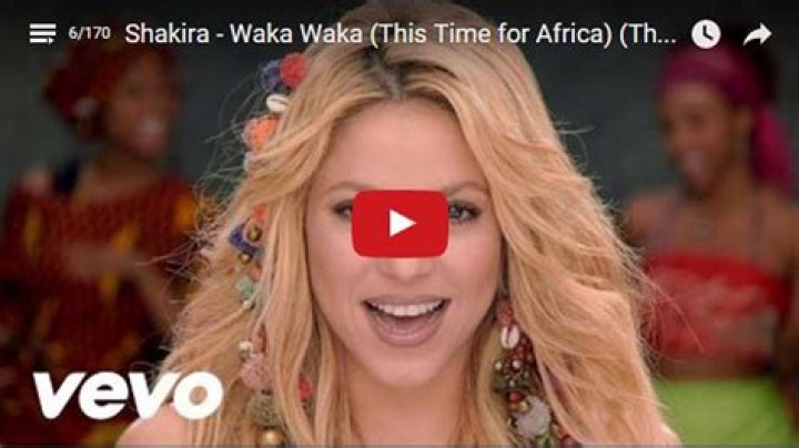 What was the official song of the 2010 World Cup in South Africa?