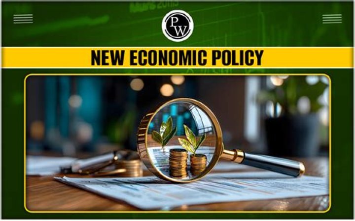What was the purpose of the new economic policy?