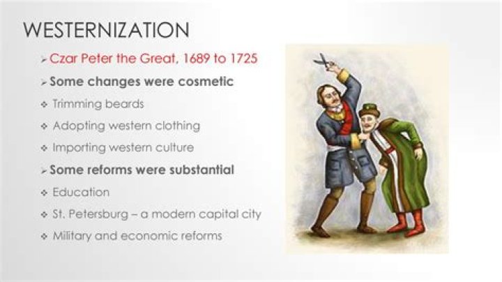 What was the purpose of Westernization in Russia?