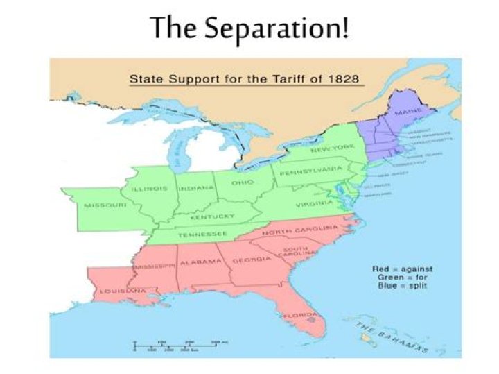 What was the reason against the Tariff of 1828?