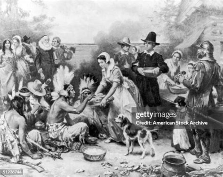 What was the relationship between the natives and pilgrims?