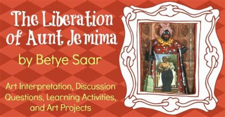 What was the significance of her artwork The Liberation of Aunt Jemima?
