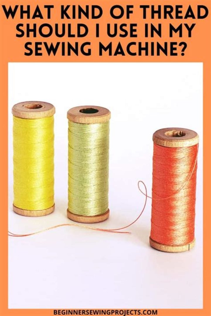What weight thread should I use for sewing?