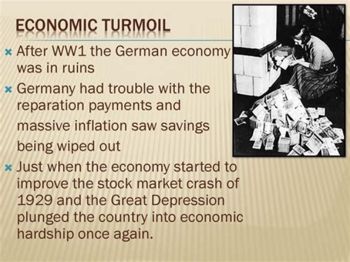 What were the economic problems in Germany after ww1?