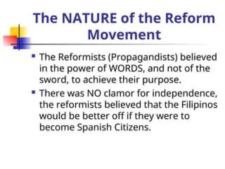 What were the efforts of the Filipino propagandists to achieve peaceful reform?