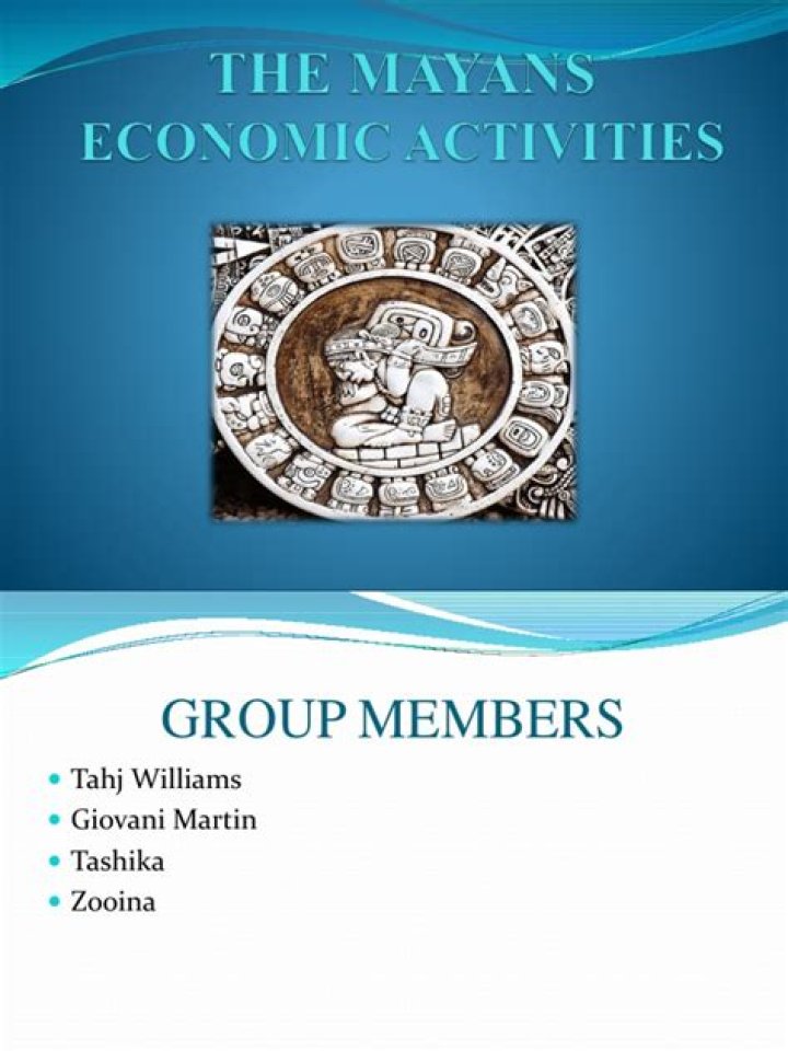 What were the Mayans economic activities?