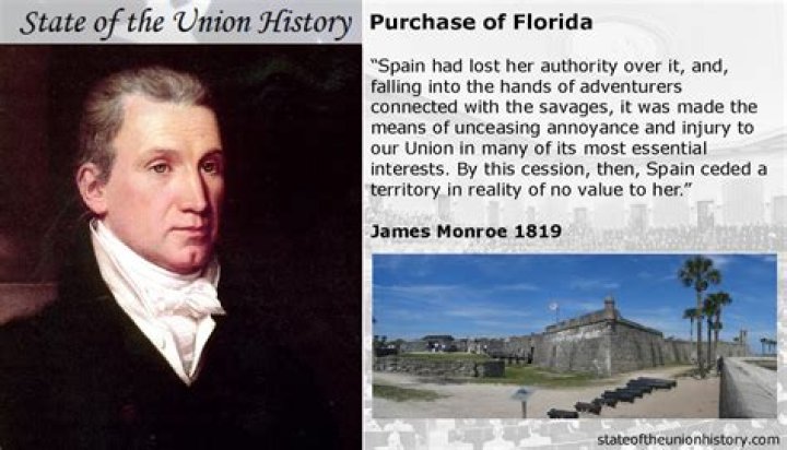 What were the terms of the Florida Purchase Treaty of 1819?