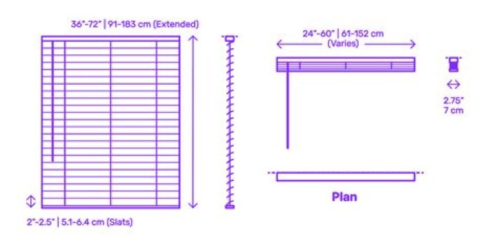 What width do venetian blinds come in?