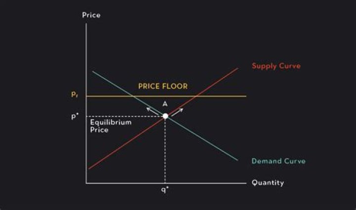 What will happen if price falls below the market-clearing price?