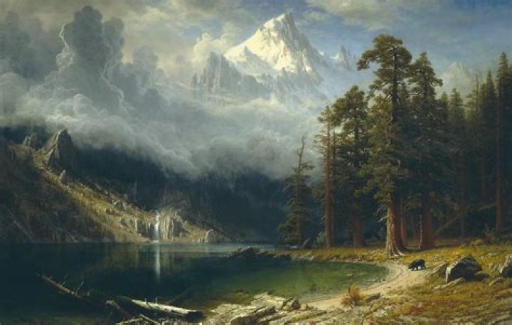 When did Albert Bierstadt stop painting?