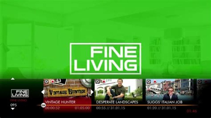 When did Fine Living Network gets its 2008 rebrand?