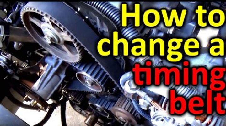 When should a timing belt be serviced?