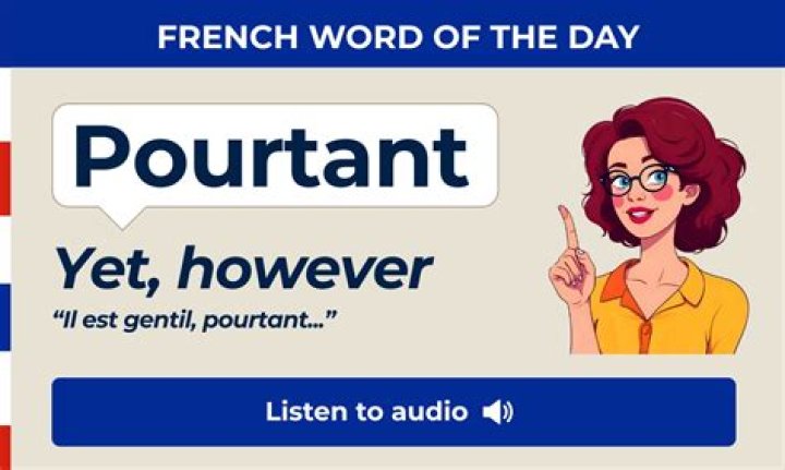 When to use pourtant in french?