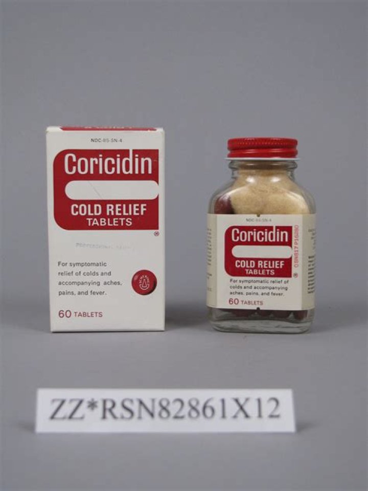 When was coricidin introduced?