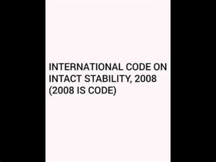 When was intact stability Code 2008 adopted under Resolution MSC 267 85?