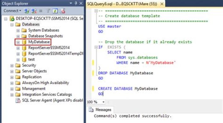 Where are SQL Server templates?