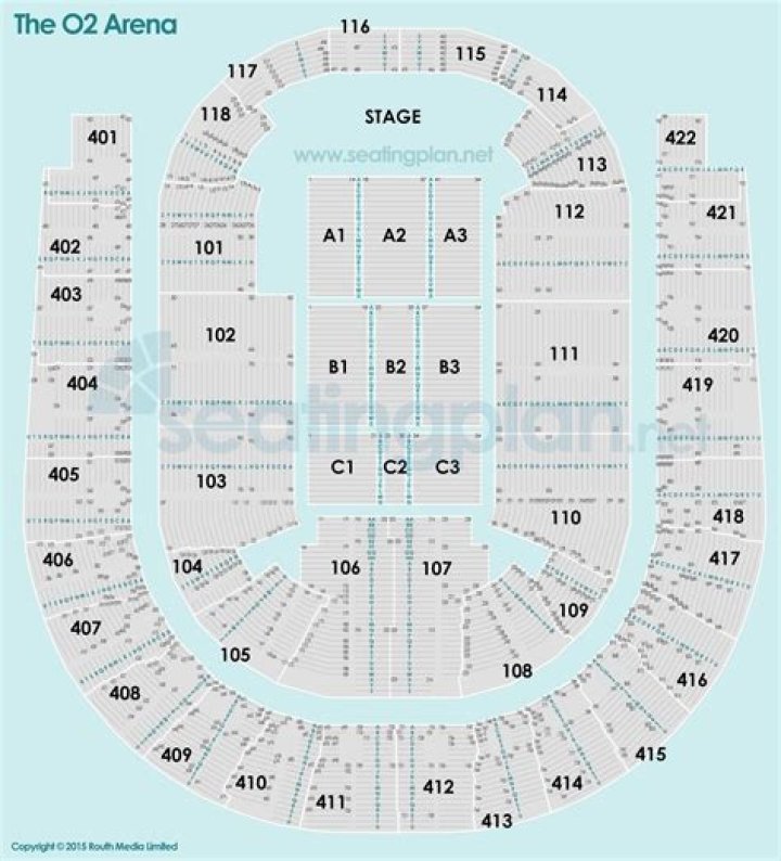 Where are the best seats in the O2 Arena London?