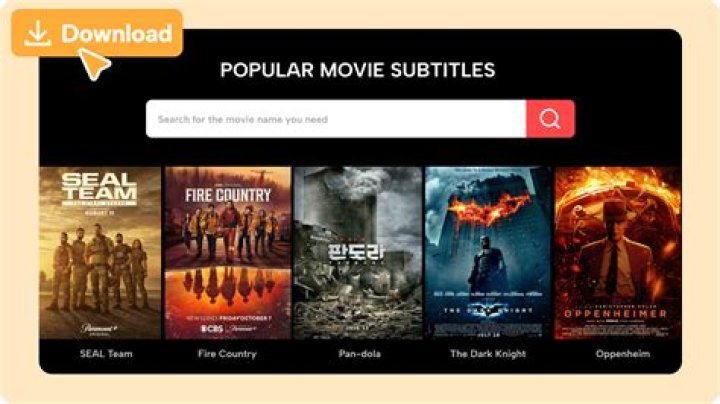 Where can I download movie subtitles for free?