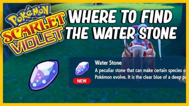 Where can I find a water Stone?