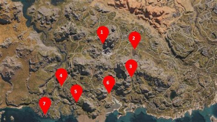 Where can I find gold veins in Skyrim?