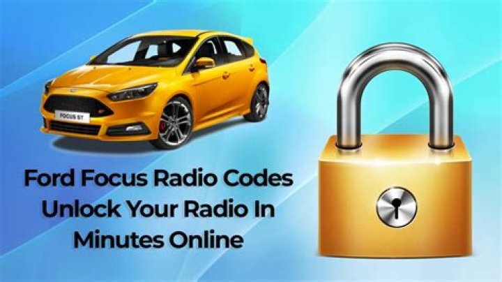 Where can I find my Ford Focus radio code?