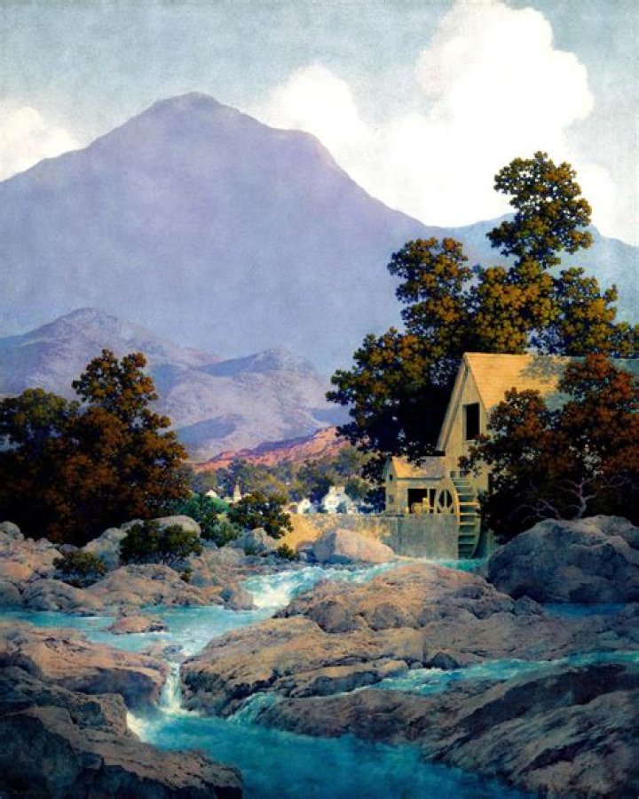 Where can I see Maxfield Parrish paintings?