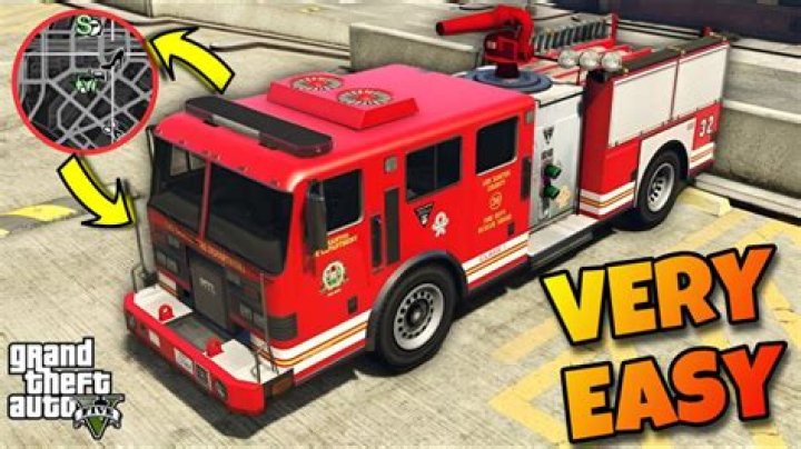 Where can you find a Fire Truck in GTA 5 Online?