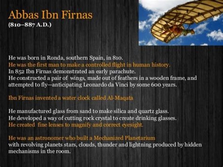 Where did Abbas Ibn Firnas die?