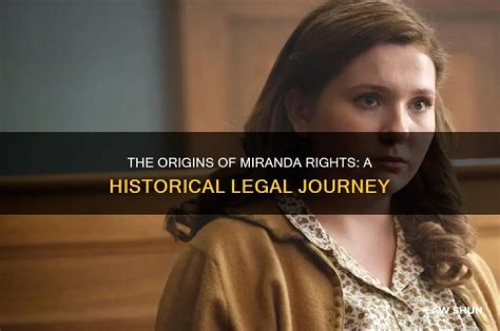 Where did the Miranda warning come from?