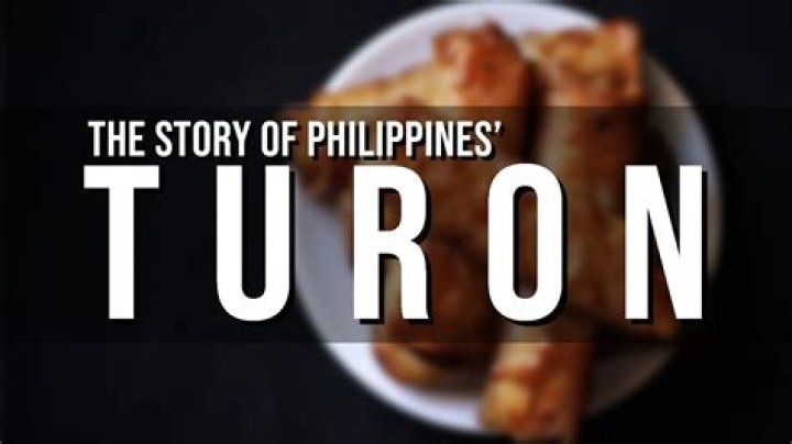 Where did turon originate in the Philippines?