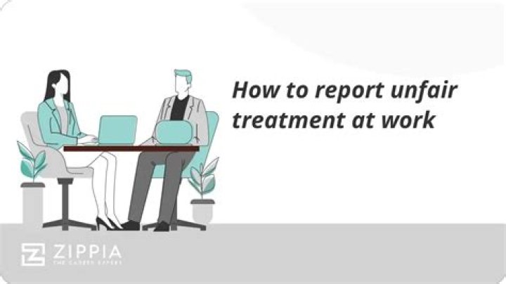 Where DO I report unfair treatment at work?