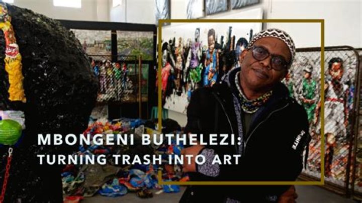 Where does Mbongeni Buthelezi sell his art?