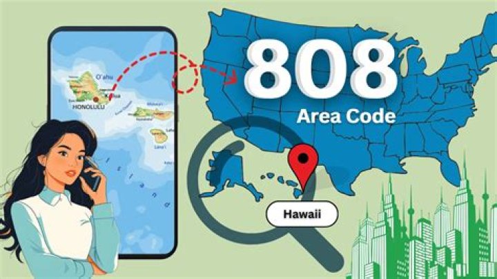 Where is area code 808 from?