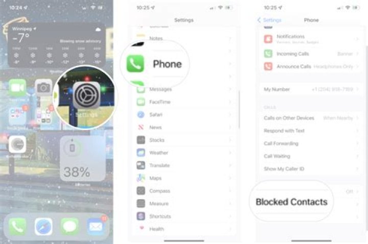 Where is blocked list on iPad?