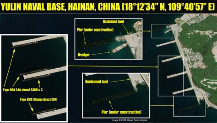 Where is Chinese submarine base?