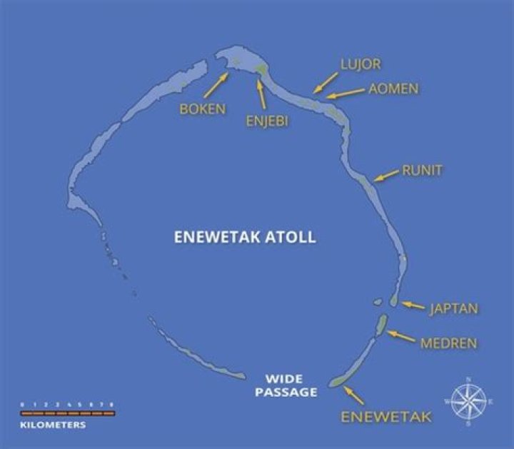 Where is Eniwetok atoll located?