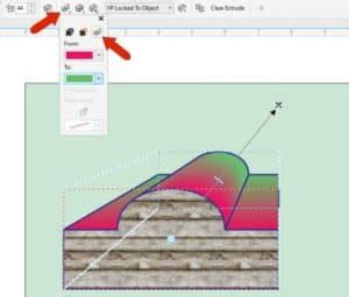 Where is Extrude tool in Corel Draw?