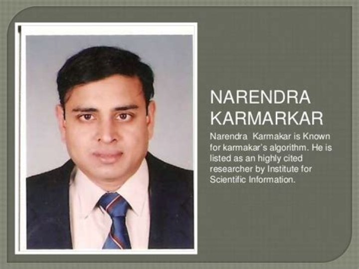 Where is Narendra Karmarkar now?