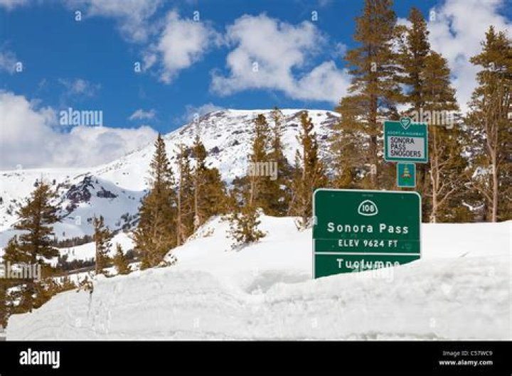Where is Sonora Pass in California?