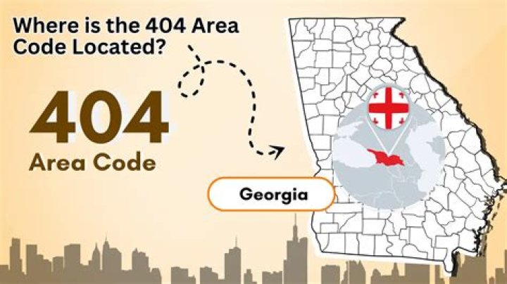 Where is the 404 area code in Ohio?