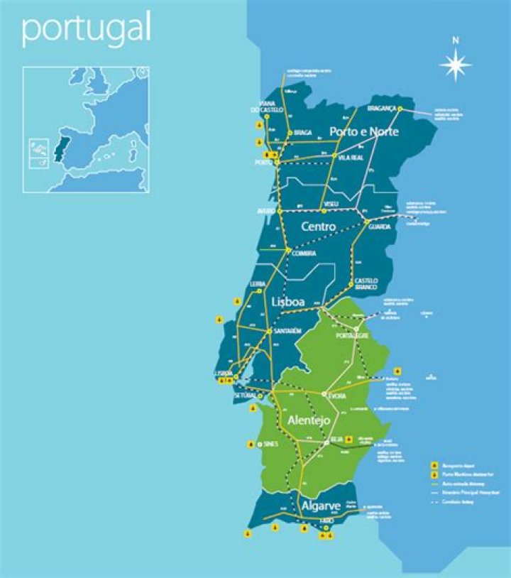 Where is the Alentejo region of Portugal?