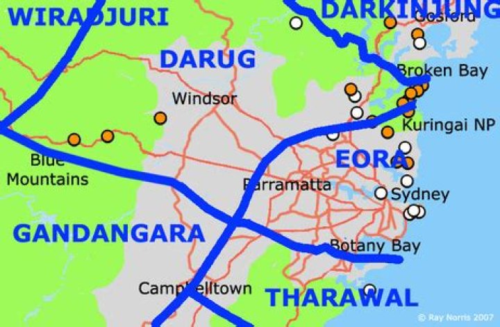 Where is the darug tribe?